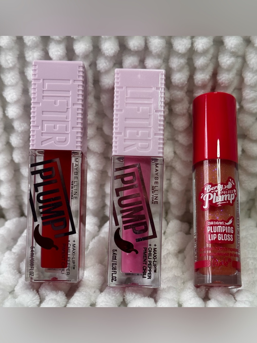NEW Maybelline Lifter Plump Lip Gloss Bundle + Berry Plumping Gloss